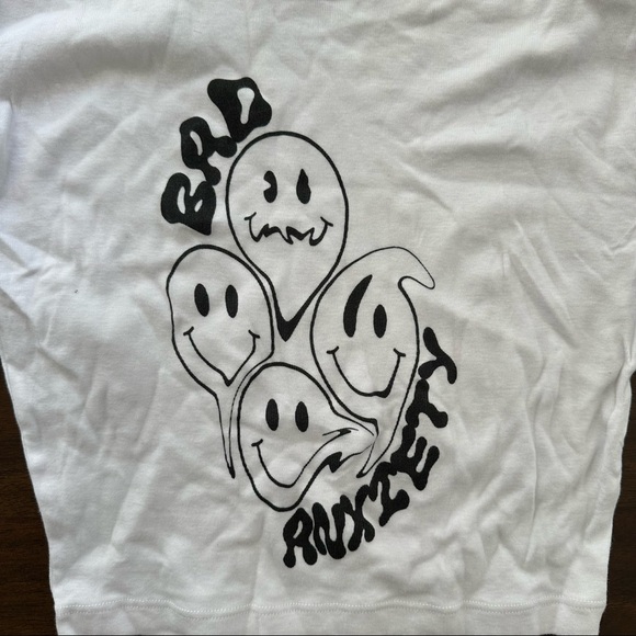 Megan Thee Stallion 'Bad Anxiety' Baby Tee - Picture 2 of 4